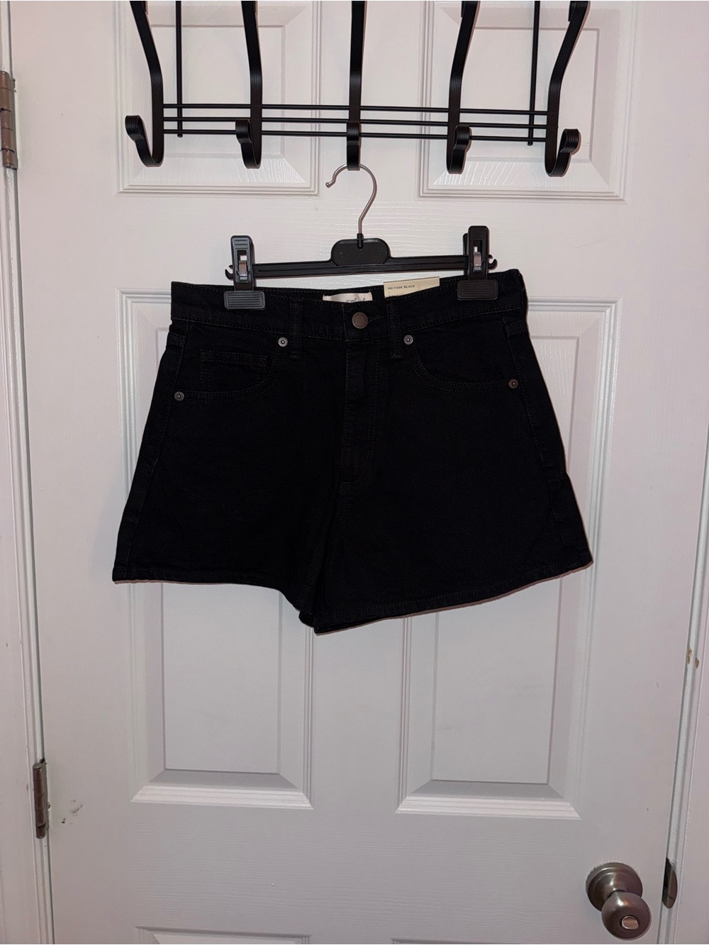 Universal Thread Black High-Rise Denim Shorts
